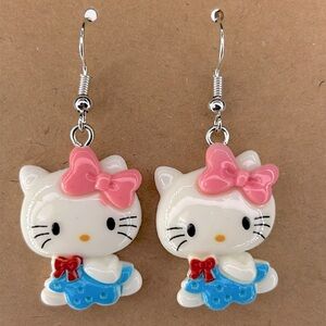 Cute Sanrio Hello Kitty Pendant Cartoon Dangle Earrings